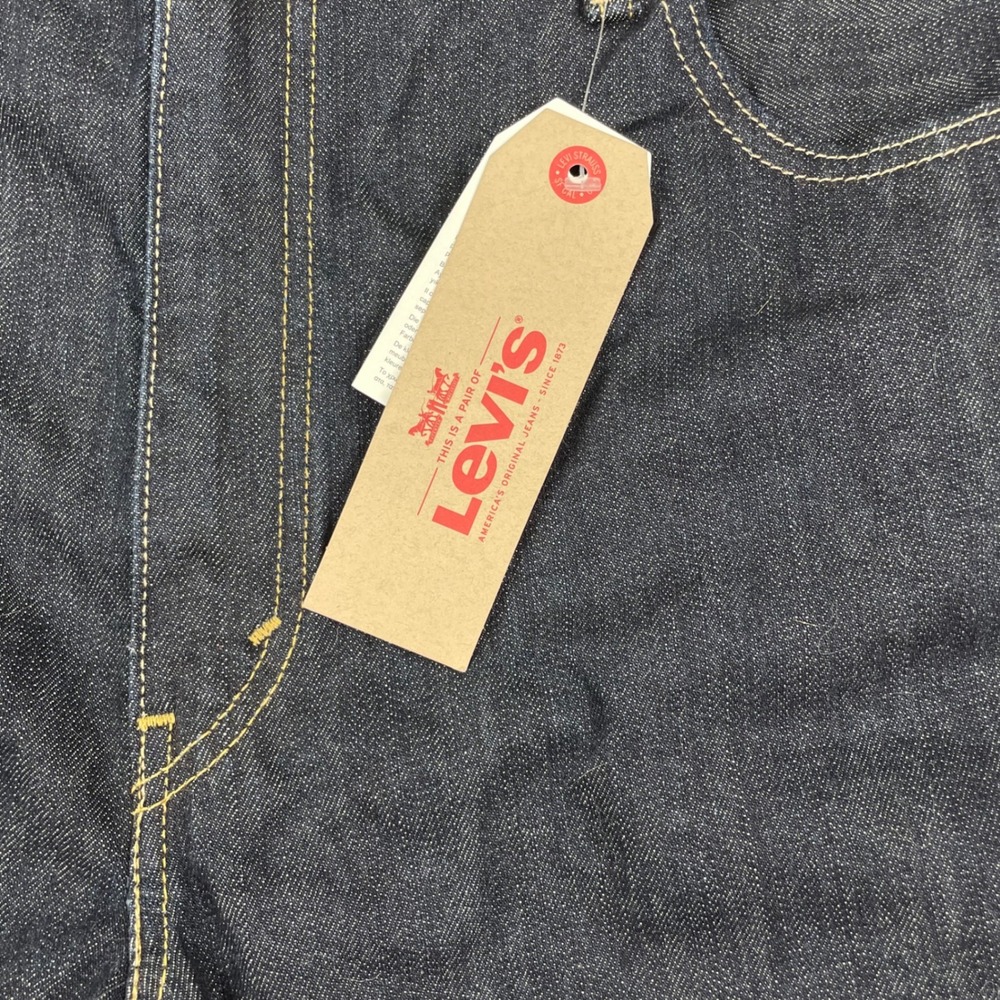 Levis 559 Relaxed Straight Jeans Mens 42x30 Dark Indigo Blue Denim 00559-4010 - Picture 6 of 10